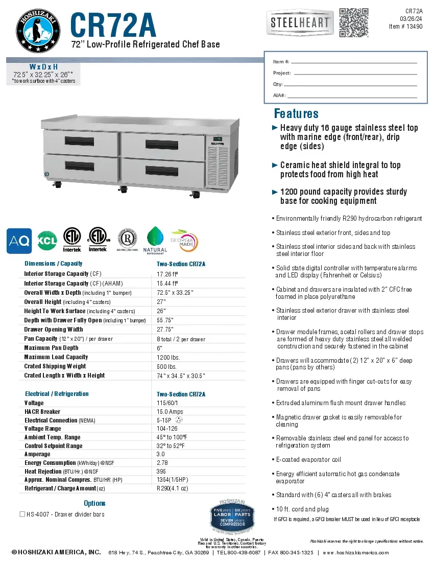 hoshizaki-cr72a-equipment-stand-refrigerated-base-alarms-specsheet-260726m48h4c.pdf