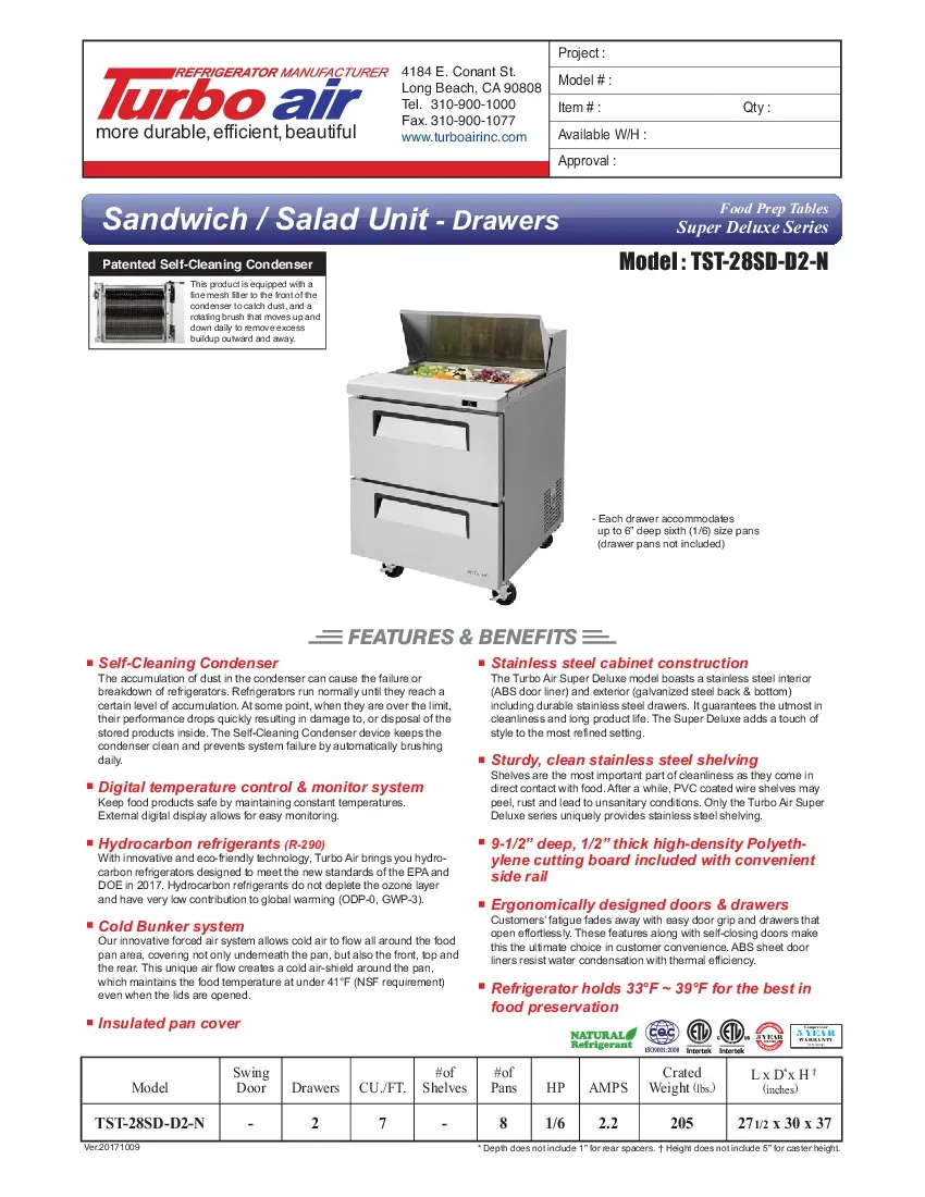 turbo-air-tst-28sd-d2-n-refrigerated-counter-sandwich-salad-unit-115v-27-5-260726slt5av.pdf