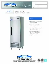 arctic-air-ar23-refrigerator-reach-in-specsheet-2508134a9tx2.pdf