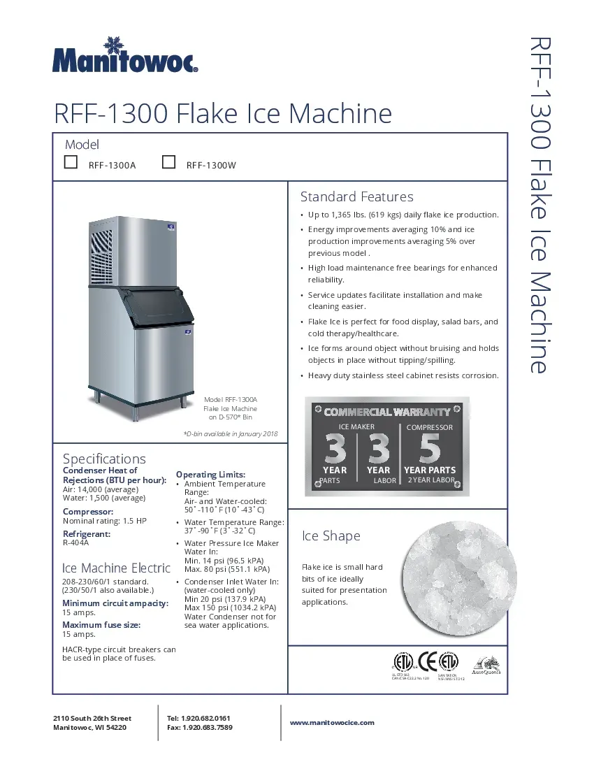 manitowoc-rff1300w-261-ice-maker-flake-style-self-contained-specsheet-260820y8q1eg.pdf
