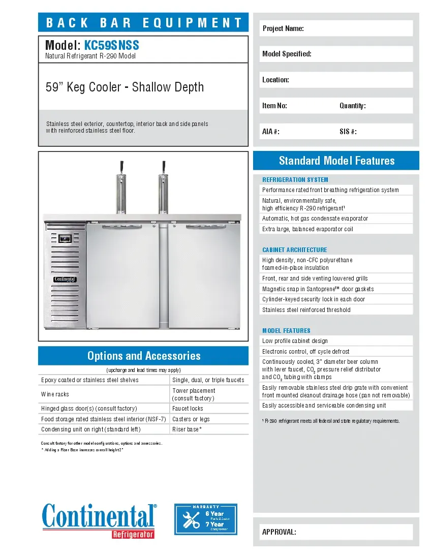 continental-refrigerator-kc59snss-draft-beer-cooler-59-w-specsheet-260726qguznn.pdf