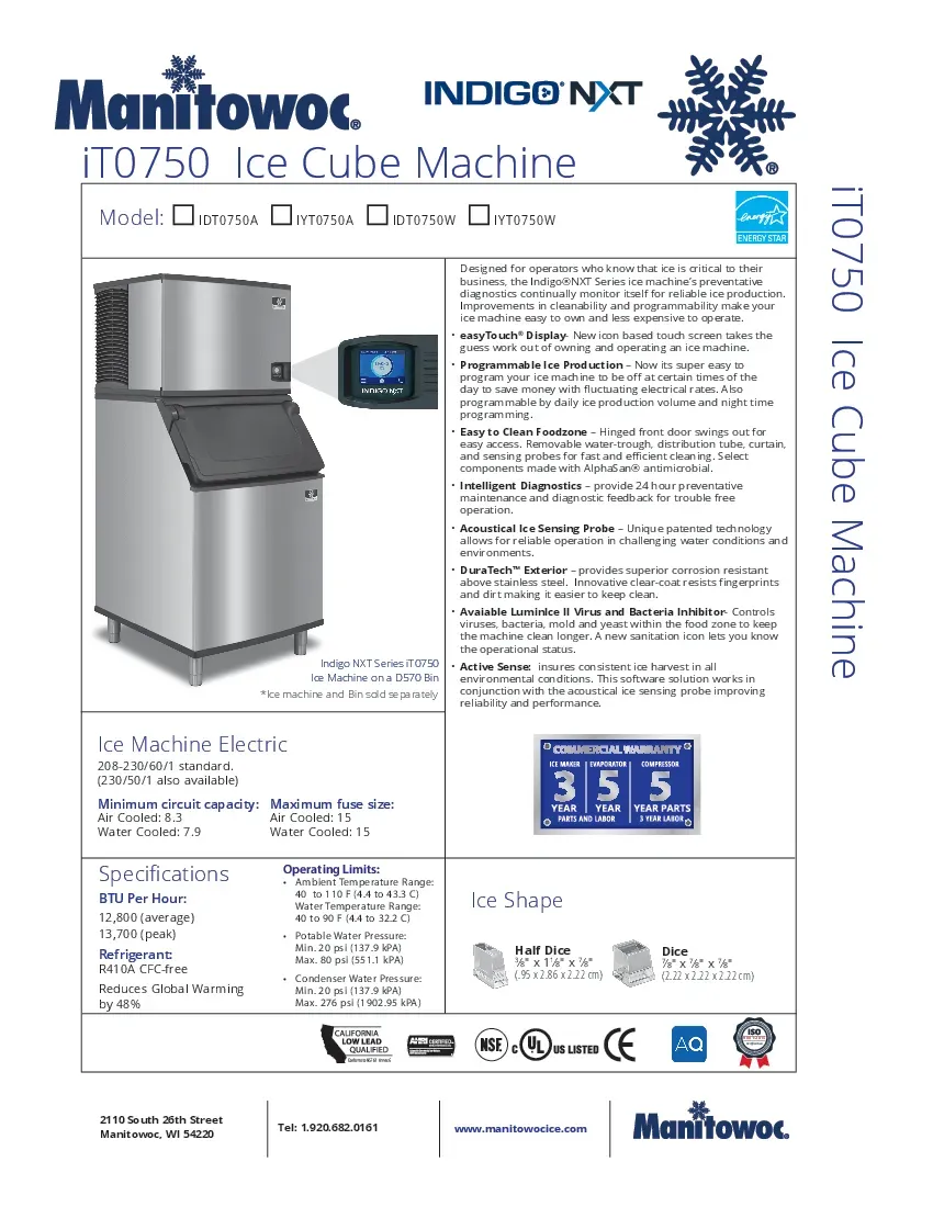 manitowoc-idp0600w-261-ice-maker-cube-style-specsheet-260222crt89b.pdf