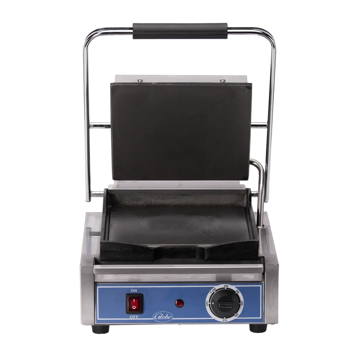Globe GSG10, Sandwich / Panini Grill, 120V, Electric, Smooth