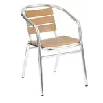 Florida Seating , AL-302 TEAK, Chair, Armchair, Stacking, Outdoor