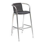 Florida Seating , BW-51 ANODIZED ALUM, Bar Stool, Outdoor