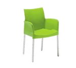 Florida Seating , ICE-A/LEAF, Chair, Armchair, Stacking, Outdoor