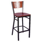 MKLD Furniture , AM836C-BS BV, Bar Stool, Indoor